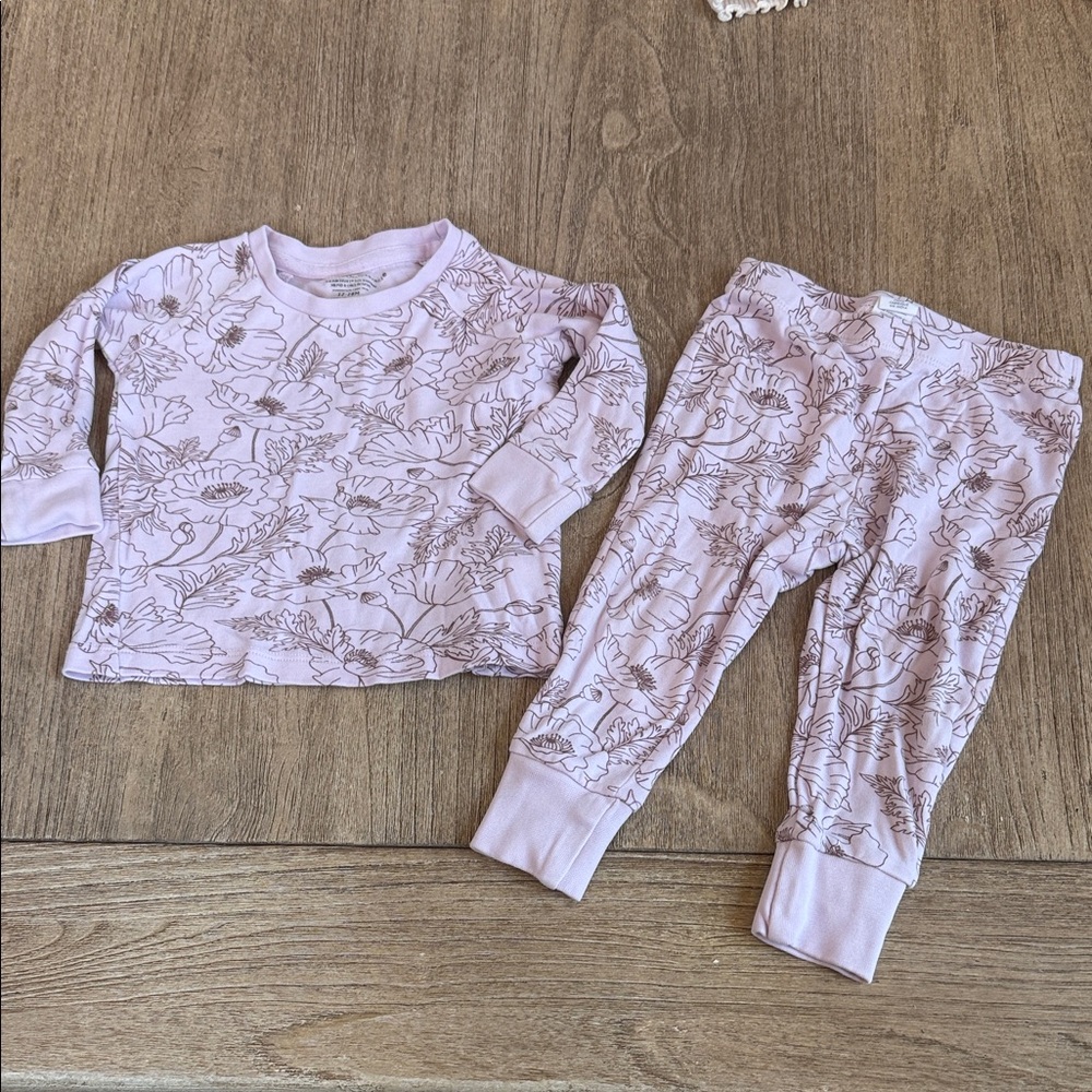 Colored Organics Light Pink Set Size 12-18 Months